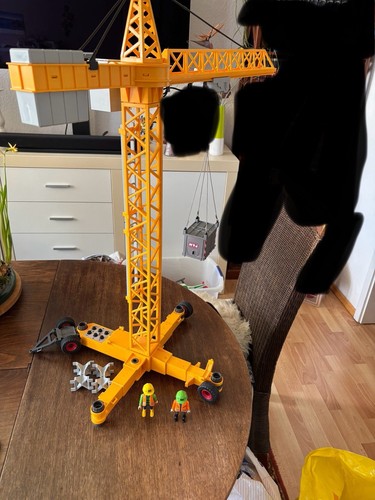 Playmobil kran elektrisch - kran,